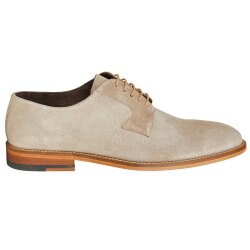 Wilvorst SCHUHE Herren Schnürschuh Veloursleder Sand