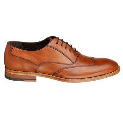 Wilvorst SCHUHE Herren Schnürschuh Kalbsleder Cognac