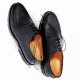 Prime Shoes MUNICH Herren Schnürschuh aus reinem Kalbsleder Norweger-Style Rahmengenäht Vibram®-Sohle Scotch Schwarz/genarbt EU39/UK6-EU47/UK12