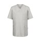 Greiff CARE unisex Schlupfkasack Kurzarm Regular Fit Hellgrau