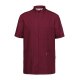 Greiff CARE unisex Kasack Kurzarm Regular-Fit TENCEL Bordeaux