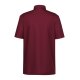 Greiff CARE unisex Kasack Kurzarm Regular-Fit TENCEL Bordeaux
