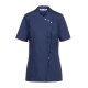 Greiff CARE Damen Kasack Kurzarm Regular-Fit TENCEL Dunkelblau
