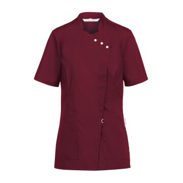 Greiff CARE Damen Kasack Kurzarm Regular-Fit TENCEL Bordeaux