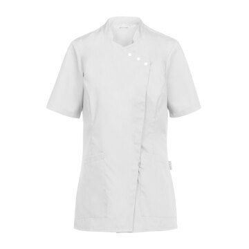 Greiff CARE Damen Kasack Kurzarm Regular-Fit TENCEL Weiß