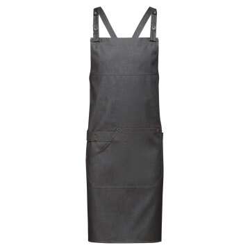 Greiff GASTRO MODA Service Latzschürze Kreuzträger 77x85 Anthrazit