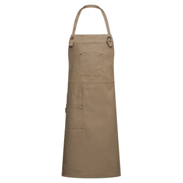 Greiff GASTRO MODA Service Latzschürze Canvas 77x95 Sand