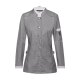 Greiff GASTRO-MODA Cuisine Damen Kochjacke Bikerstyle Regular Grau