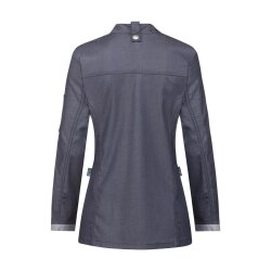 Greiff GASTRO-MODA Cuisine Damen Kochjacke Bikerstyle Marine