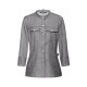 Greiff GASTRO MODA Cuisine Damen Kochjacke Jeans-Style Grau