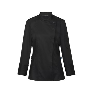Greiff GASTRO-MODA Cuisine Damen Kochjacke Regular Jersey Schwarz