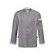 Greiff GASTRO-MODA Cuisine Herren Kochjacke Bikerstyle Regular Grau