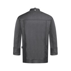 Greiff GASTRO MODA Herren Kochjacke Jeans-Style Anthrazit