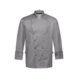 Greiff GASTRO MODA Cuisine Herren Kochjacke Regular Fit Grau