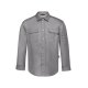Greiff GASTRO MODA Herren Kochjacke Jeans-Style Kent Grau
