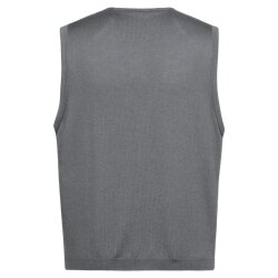 Greiff STRICK Herren Strickweste V-Neck Knopfleiste...