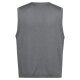 Greiff STRICK Herren Strickweste V-Neck Knopfleiste Regular Grau