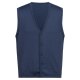 Greiff STRICK Herren Strickweste V-Neck Knopfleiste Marine