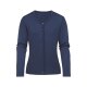 Greiff STRICK Damen Strickjacke Rundhals Knopfleiste Marine