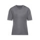 Greiff STRICK Damen Strickshirt Kurzarm Rundhals Regular Grau
