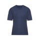 Greiff STRICK Damen Strickshirt Kurzarm Rundhals Regular Marine