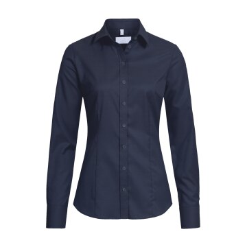 Greiff Modern with 37.5® Damen Bluse Langarm Kent Marine