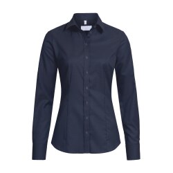 Greiff Modern with 37.5® Damen Bluse Langarm Kent Marine