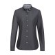Greiff GASTRO-MODA Damen Bluse Langarm Button-Down Anthrazit