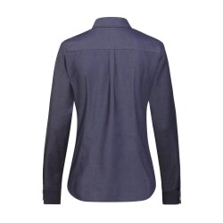 Greiff GASTRO-MODA Damen Bluse Langarm Button-Down Marine