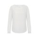Greiff Corporate Wear SHIRTS Damen Chiffon-Bluse Langarm Rundhals Regular Fit Polyester OEKO TEX® Offwhite Weiß
