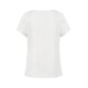 Greiff CHIFFON Damen Bluse Kurzarm Rundhals Regular Weiß