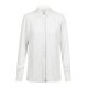 Greiff CHIFFON Damen Chiffon-Bluse Langarm Kent Regular Weiß