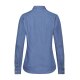 Greiff CASUAL Damen Jeansbluse Langarm Button-Down Regular Light-Blue