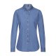 Greiff Corporate Wear CASUAL Damen Jeansbluse Langarm Button-Down-Kragen Regular Fit Baumwolle OEKO TEX® Light Blue Denim