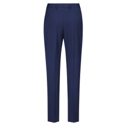 Greiff Corporate Wear PREMIUM Damen Business-Hose Bundfalte schmales Bein Regular Fit Schurwollmix Stretch OEKO TEX® Italian Blue