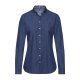 Greiff Corporate Wear CASUAL Damen Jeansbluse Langarm Button-Down-Kragen Regular Fit Baumwolle OEKO TEX® Blue Denim