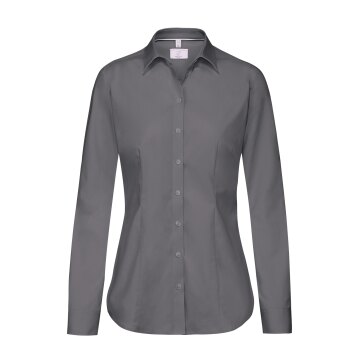 Greiff Corporate Bluse PREMIUM Damen OEKO TEX® Pflegeleicht Grau