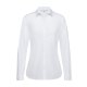 Greiff Corporate Wear SIMPLE Damen Business-Bluse Langarm Kentkragen Regular Fit Baumwollmix OEKO-TEX® Weiß
