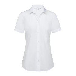 Greiff SIMPLE Damen Business-Bluse Kurzarm Kent...