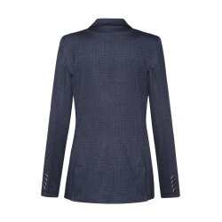 Greiff CASUAL Damen Jersey-Longblazer Regular Blau Glencheck