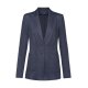 Greiff CASUAL Damen Jersey-Longblazer Regular Blau Glencheck