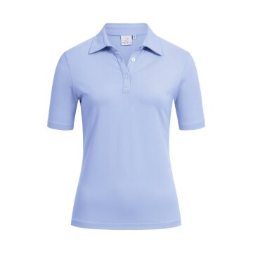 Greiff SHIRTS Damen Poloshirt Kurzarm Kent Regular-Fit Hellblau