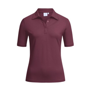 Greiff SHIRTS Damen Poloshirt Kurzarm Kent Regular-Fit Burgund