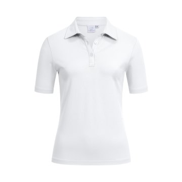 Greiff Corporate Wear SHIRTS Damen Poloshirt Kurzarm Kentkragen Regular Fit Baumwollmix Stretch OEKO-TEX® Weiß