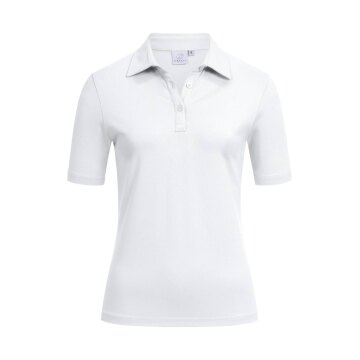Greiff SHIRTS Damen Poloshirt Kurzarm Kent Regular Fit Weiß