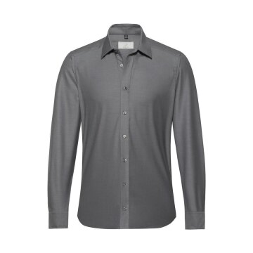 Greiff Modern with 37.5® Herren Hemd Langarm Kent Slim Grau
