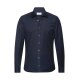 Greiff Modern with 37.5® Herren Hemd Langarm Kent Slim Marine