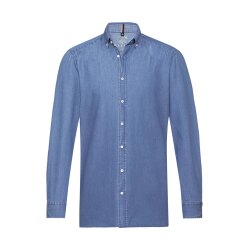 Greiff CASUAL Herren Jeanshemd Langarm Button-Down...