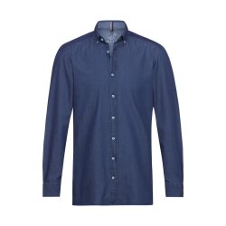 Greiff CASUAL Herren Jeanshemd Langarm Button-Down...