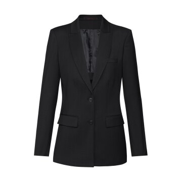Greiff Modern WITH 37.5® Damen Langblazer Regular-Fit Schwarz